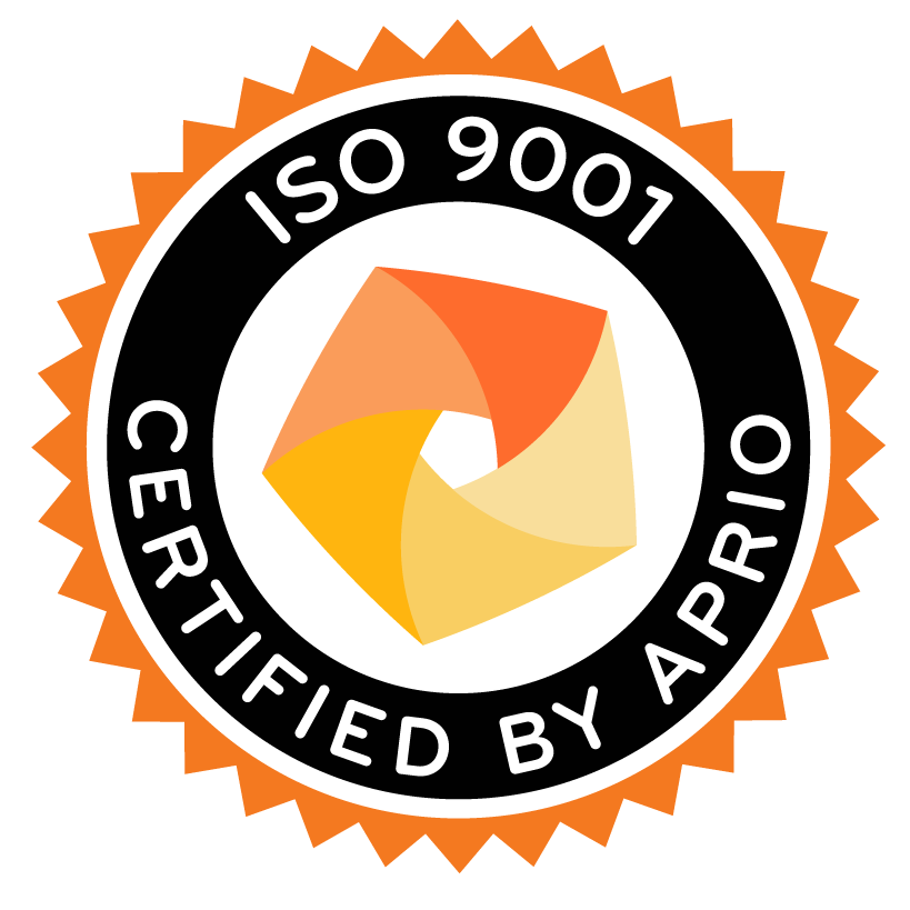 Aprio ISO 9001 Seal