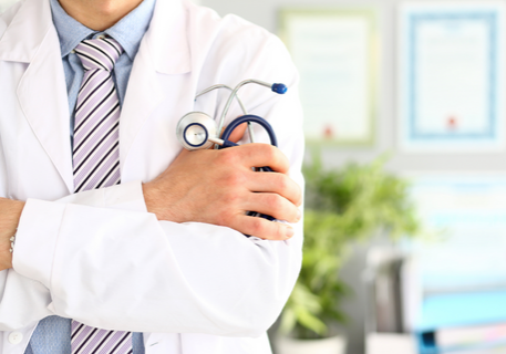 doctor uniform torso view