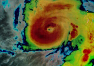 Hurricane Idalia strengthens in the Gulf of Mexico. Major hurricane develops over the eastern Gulf of Mexico and threatens Florida in late August  2023.